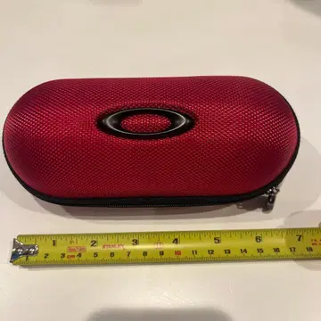 오클리 안경 케이스 레드 하드 케이스