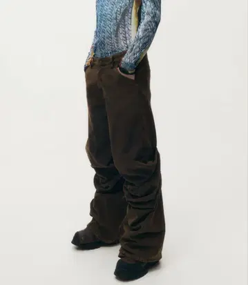 H&M 글렌 마틴스 슬라우치 트윌 팬츠