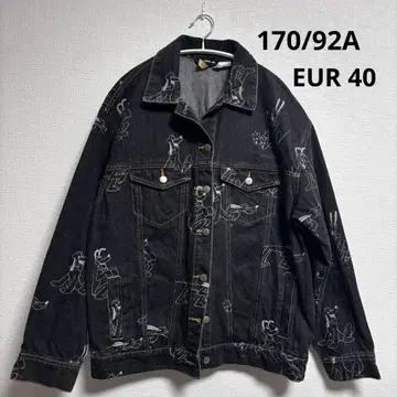 오버 사이즈 데님 자켓 플루토 디즈니 40 사이즈