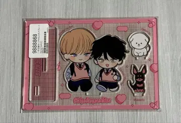 서로 맞지 않는 키스 부채꼴 바닥 아크릴 스탠드 플레이트