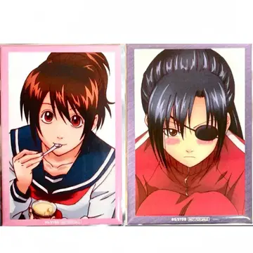 은혼 점페스 대추첨회 D상 스퀘어 캔뱃지 시무라 타에 야규 큐베