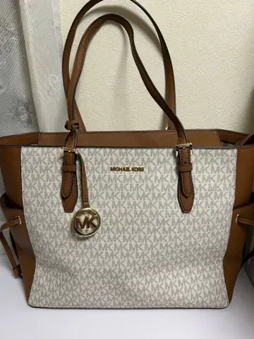 MICHAEL KORS 토트백 베이지/브라운