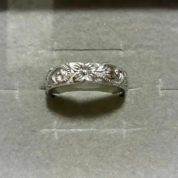 남성용 23호 하와이안 주얼리 실버 반지 925 각인 있음