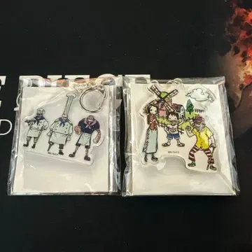 ONE PIECE 아크릴 키링 2개 세트