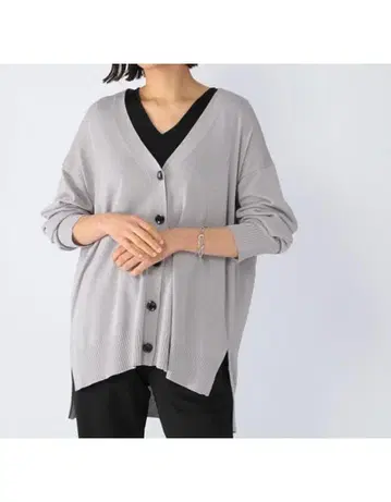 밴야드 스톰 와이드 라이트 가디건 그레이 사이즈 F