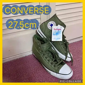 [ 새상품 ] CONVERSE 스니커즈 27.5cm 올리브 그린 하자품