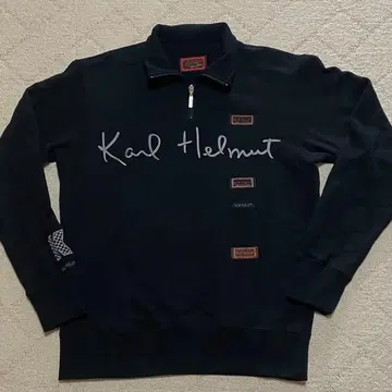 [ Karl Helmut ] 칼 헬무트 하프 지퍼 맨투맨 M