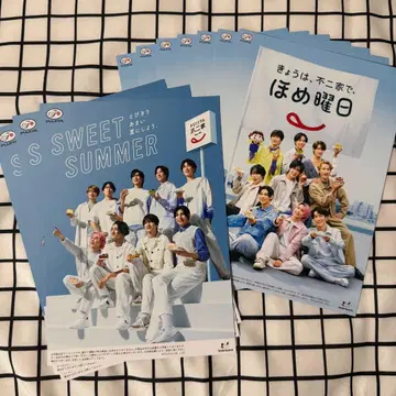 후지야 snowman 전단지 플라이어 smileswitch 10장 세트