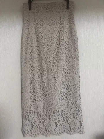 NOBLE 리버 레이스 스커트 34