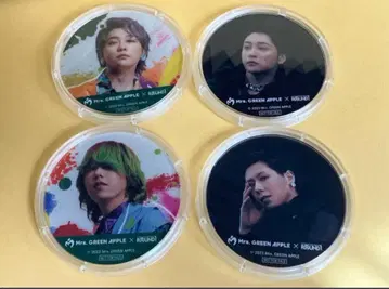 오오모리 후지사와 미세스 그린애플 라운드원 콜라보 코스터 4장