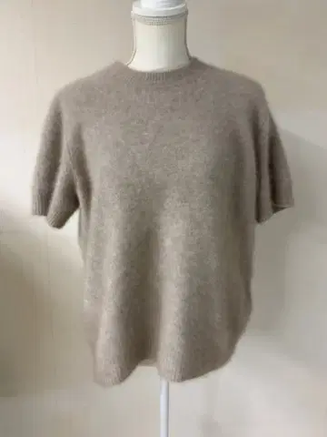 [ Place ] Fur 반팔 풀오버 베이지