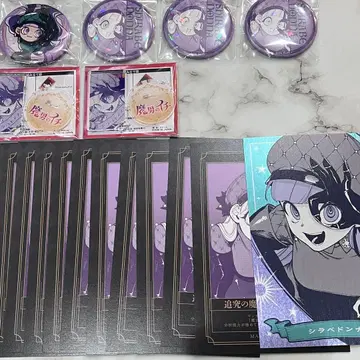 마남의 이치 메탈릭 엽서 시라베돈나 홀로그램 캔뱃지 아크릴 스탠드