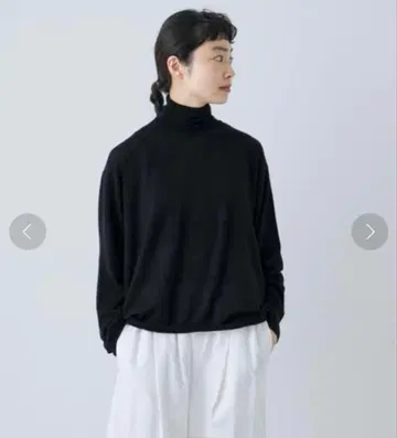 택 포함 새상품 카구레 울 하이 게이지 터틀 니트 어반 리서치 도어스