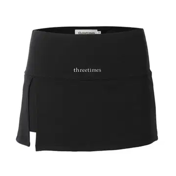 threetimes Athletic slit skirt