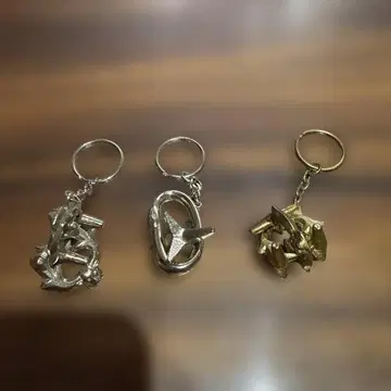 지혜의 고리 레트로 메탈 키링 3개 세트