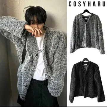 [ COSYHARU ] Kale boucle knit 가디건