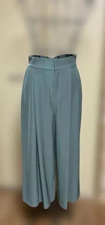 컴시즘 와이드 팬츠 허리밴딩 카키 사이즈 9