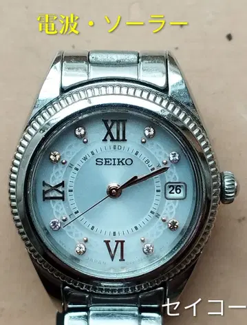 BK4 세이코 전파 솔라 시계 날짜 내자