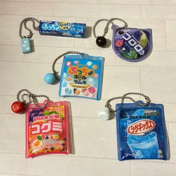 가챠가챠 UHA 미각당 마스코트 참 전 5종 세트