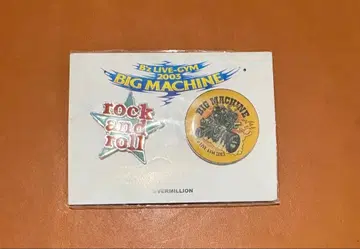 B'z LIVE GYM 2003 BIG MACHINE 핀 배지