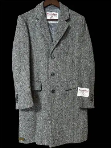 해리스 트위드 원단 어반 리서치 로쏘 체스터 코트