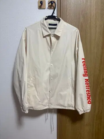 RAGEBLUE 크림색 나일론 자켓 M