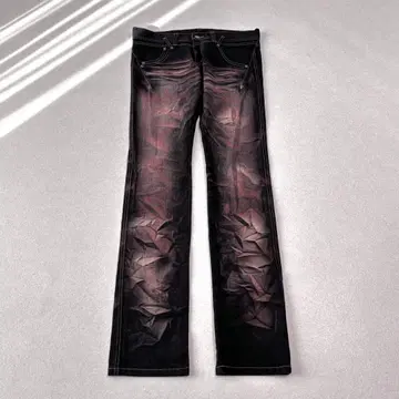 TORNAD MART coating flare skinny denim L