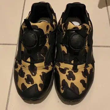 [ PUMA ] 새상품급 디스크 블레이즈 레오파드 스니커즈