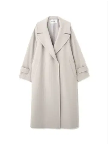 빅 칼라 형태 체스터 코트 NATURAL BEAUTY BASIC