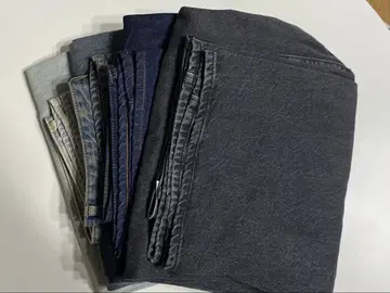 [새상품급] GU 배럴 레그 청바지 4종