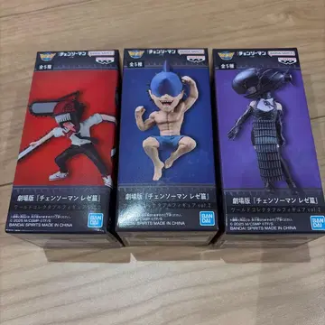 체인소 맨 월드 컬렉터블 피규어 3종 세트