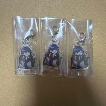 진지하게 야바시티 우츠센세이 키링 3개 세트