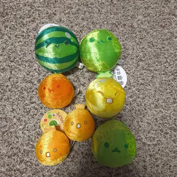 수박 게임 봉제 인형 마스코트 묶음 판매