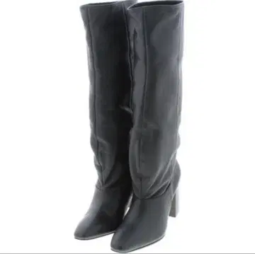 ELIN 새상품 루즈핏 롱 부츠 주름 부츠 블랙