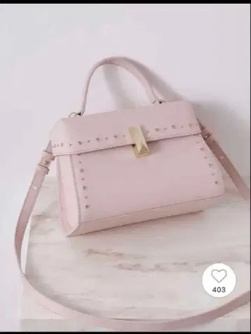 셀포드 뤼탕 비쥬 스터드 미니백 M 숄더백 핑크