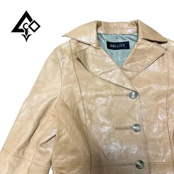 가죽 자켓 [ M ] BALLSEY 양가죽 램 가죽 베이지
