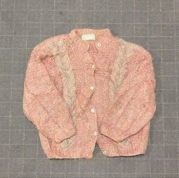 Vintage 모헤어 니트 가디건