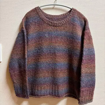 USED 멀티 컬러 니트 그라데이션 니트