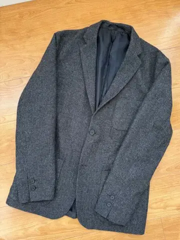 무인양품 재생 울 혼방 자켓 신사 M 블랙