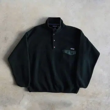 90s 파타고니아 신틸라 스냅T 플리스 헌터 그린 XL