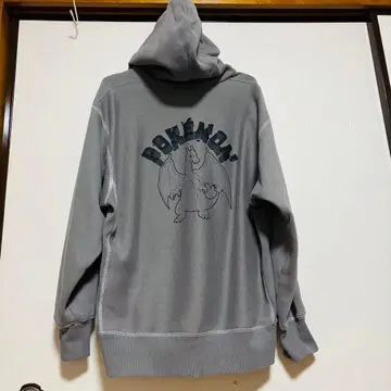 GU x 포켓몬 헤비 웨이트 리자몽 후드티 L 속기모