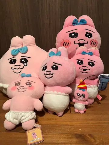 빤쮸토끼! 시마무라 다이컷 쿠션 외 봉제 인형 묶음 판매