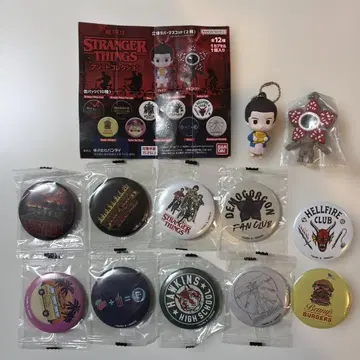 기묘한 이야기 모듬 컬렉션 캔뱃지 러버 마스코트