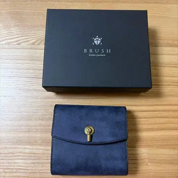 BRUSH 가죽 3단 폴더형 지갑