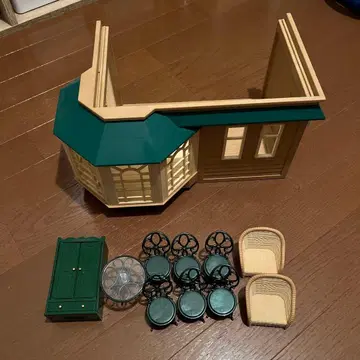 새상품급 미니어처 하우스와 가구 세트