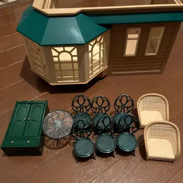 새상품급 미니어처 하우스와 가구 세트
