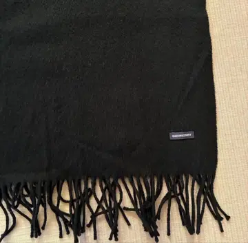 캐시미어 머플러 블랙