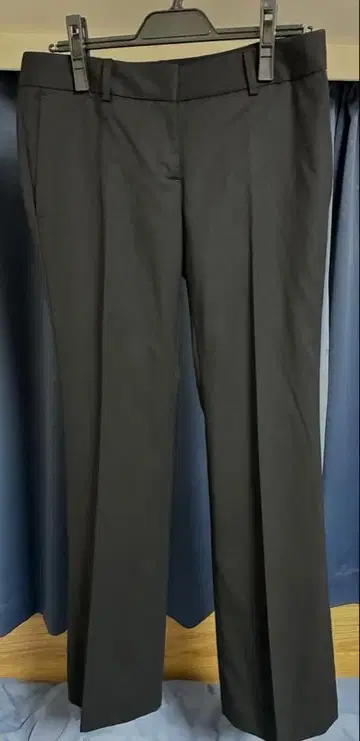 여성용 수트 팬츠 블랙