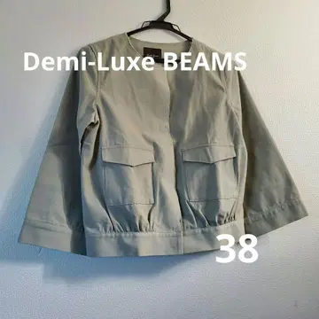 Demi-Luxe BEAMS 데미룩스 빔즈 노카라 자켓