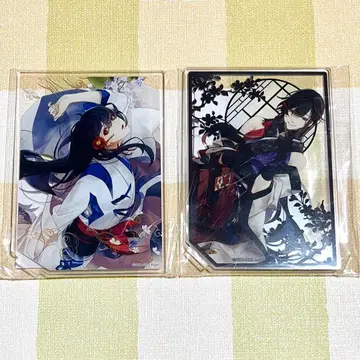 검이군 클리어 아크릴 스탠드 아크스타 사기하라 사쿄 2점